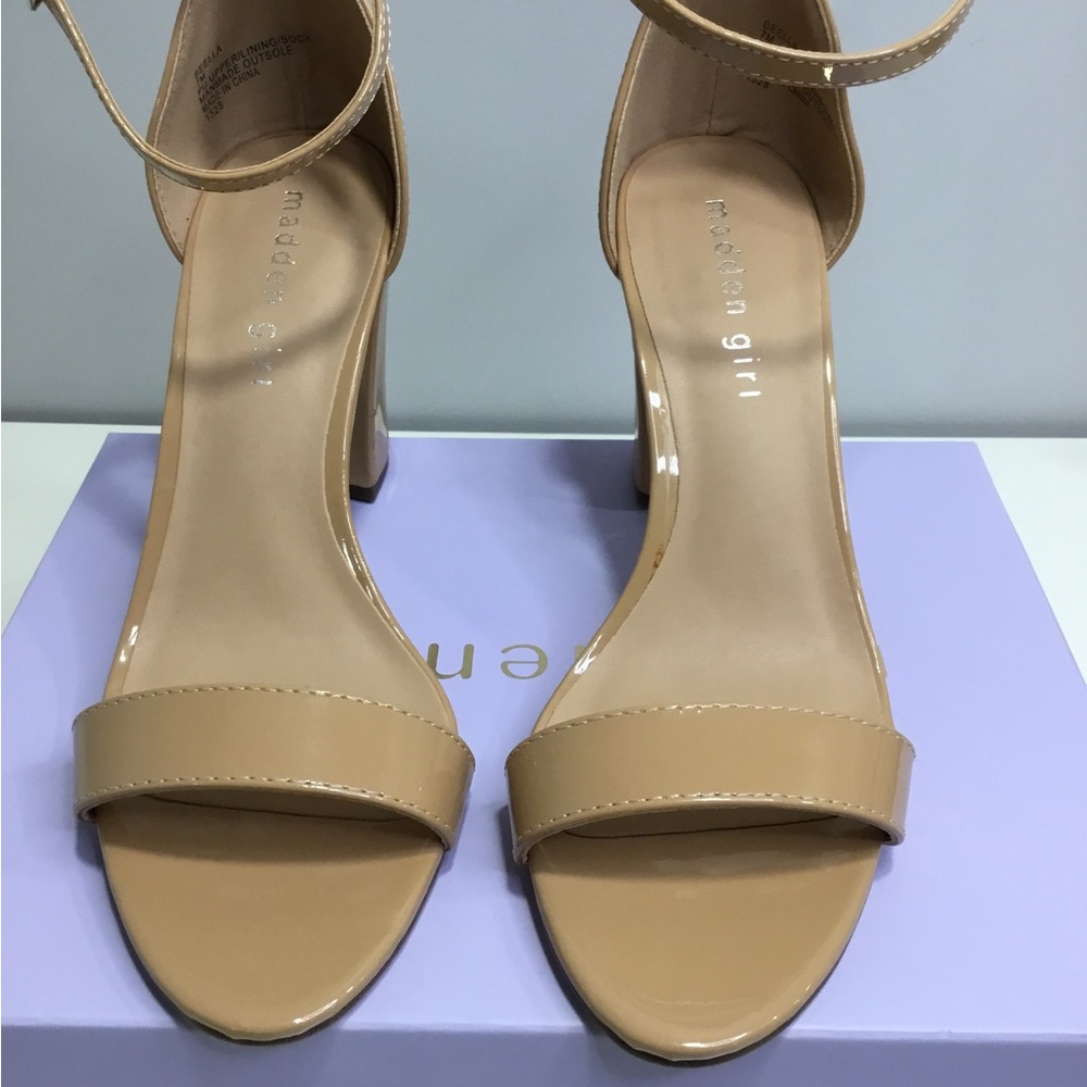 Madden Girl Tan Heeled Sandals - Picture 3 of 5